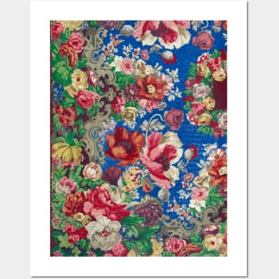 vintage floral pattern 1851-1853 Posters and Art